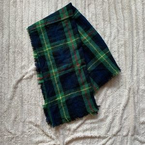 Plaid Blanket Scarf